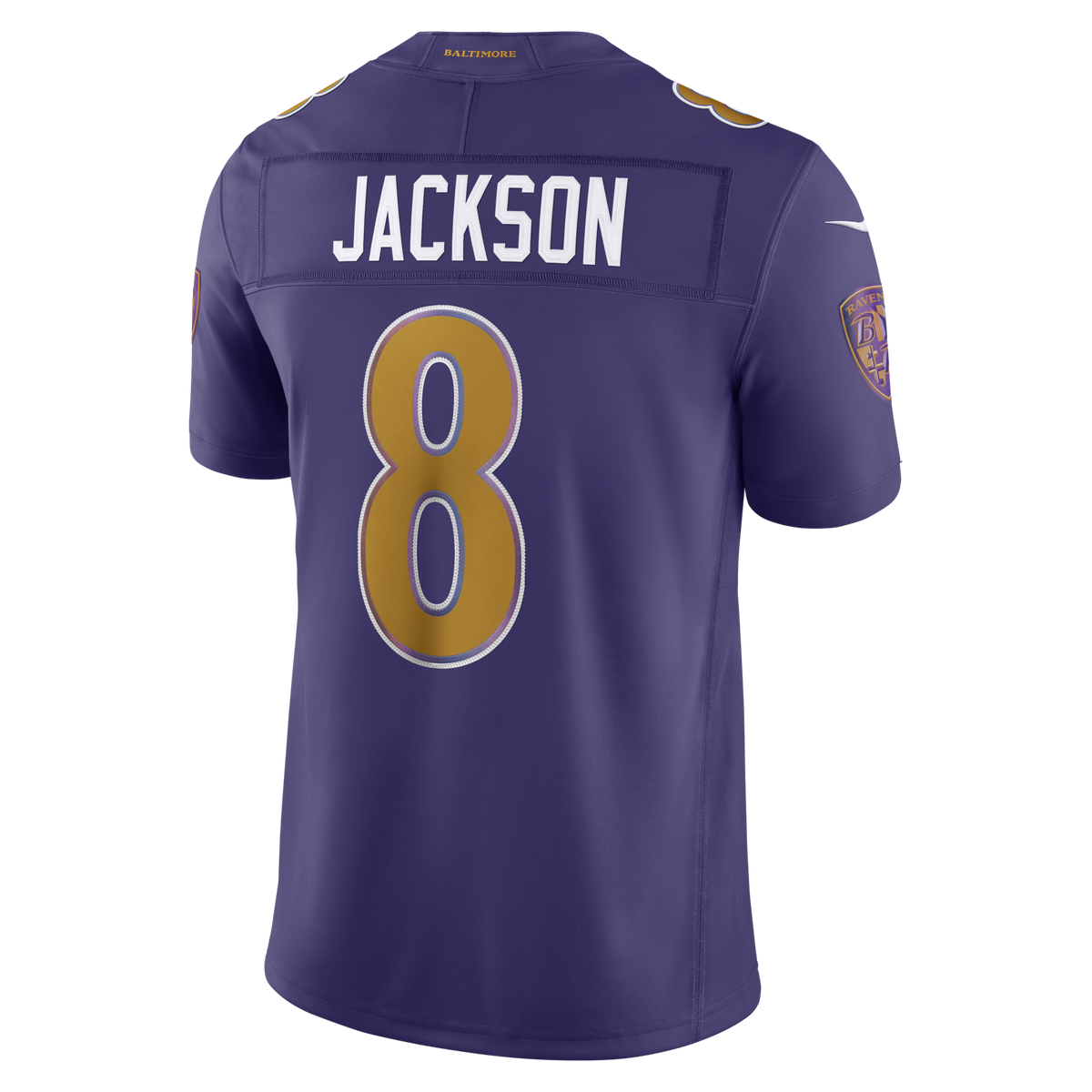 Baltimore Ravens Lamar Jackson Purple Alternate Vapor F.U.S.E. Stitched Limited Jersey