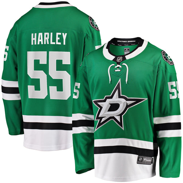 Dallas Stars Thomas Harley Fanatics Kelly Green Home Premier Breakaway Player Jersey
