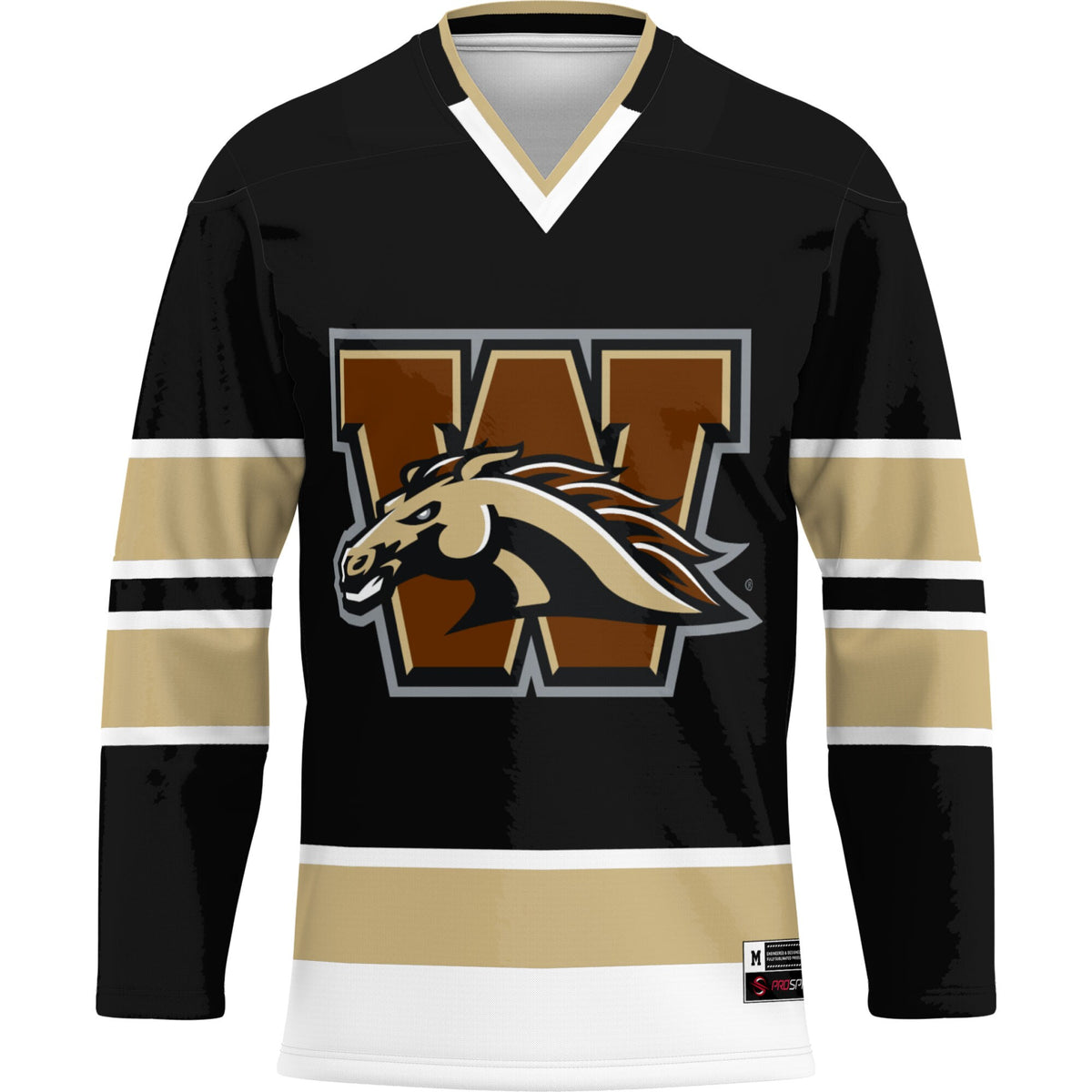 Western Michigan Broncos GameDay Greats Hockey Jersey - Black
