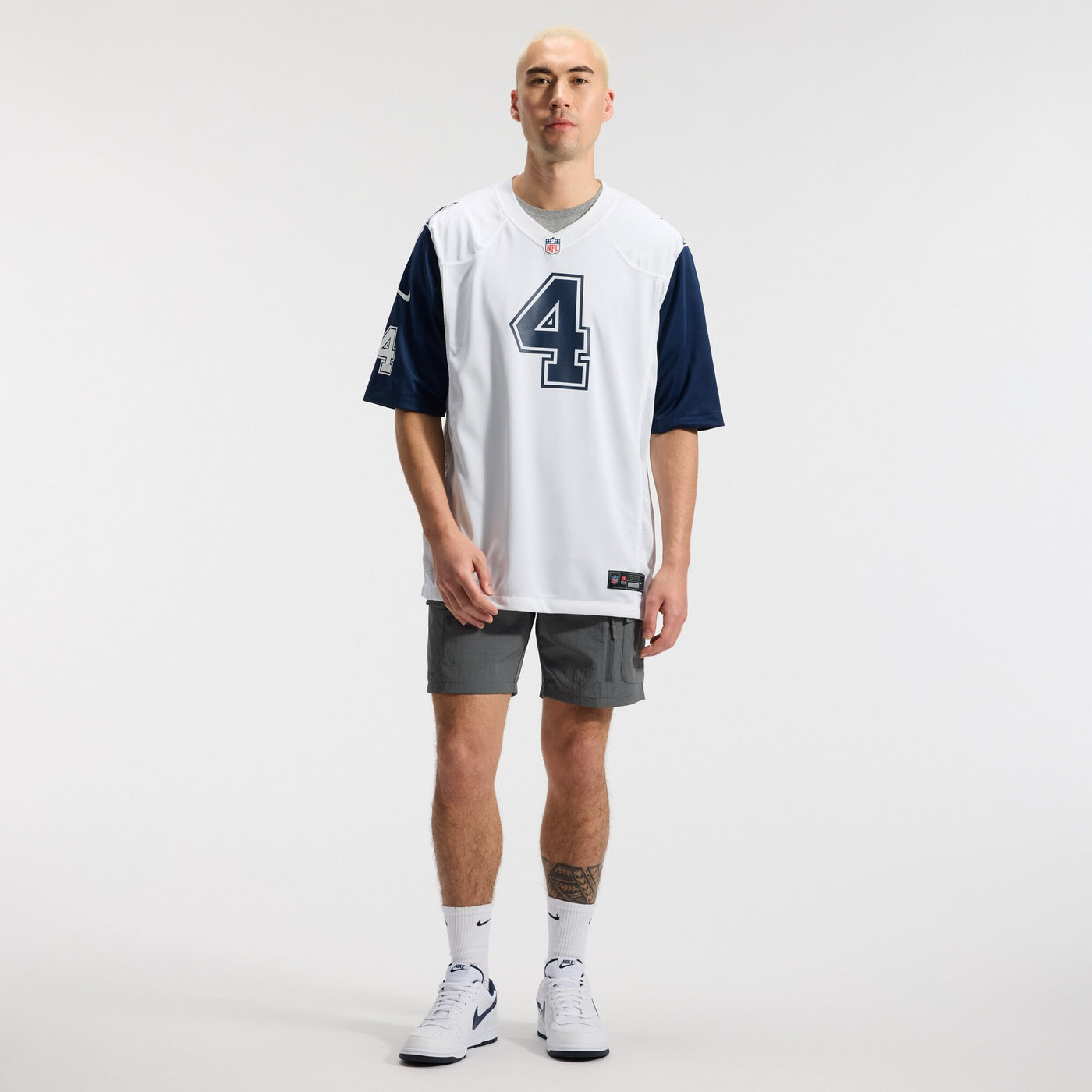 Dallas Cowboys Dak Prescott Nike White Alternate Game Team Jersey