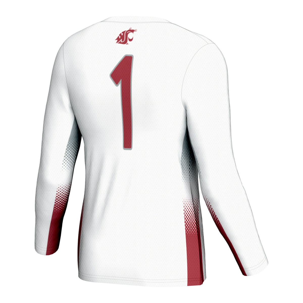 #1 Washington State Cougars GameDay Greats Lightweight Volleyball Jersey - White