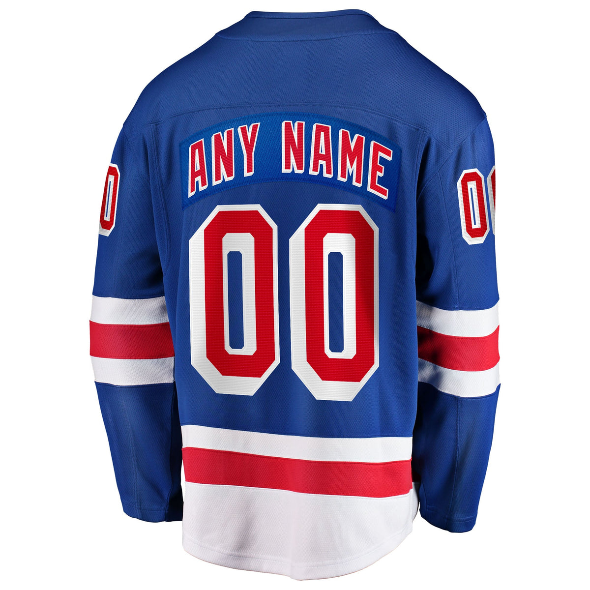 New York Rangers Fanatics Blue Home Breakaway Custom Jersey