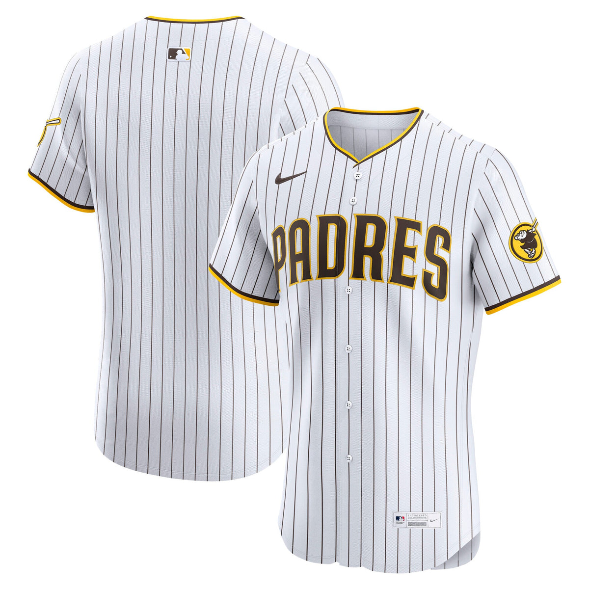 San Diego Padres White Home Elite Jersey