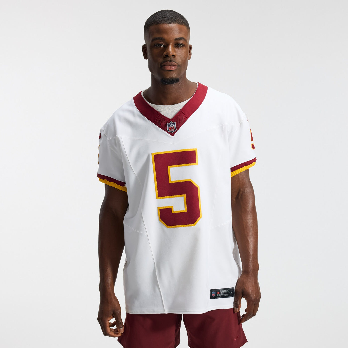 Washington Commanders Jayden Daniels Nike White Alternate 2 Super Bowl Era Vapor F.U.S.E. Elite Jersey