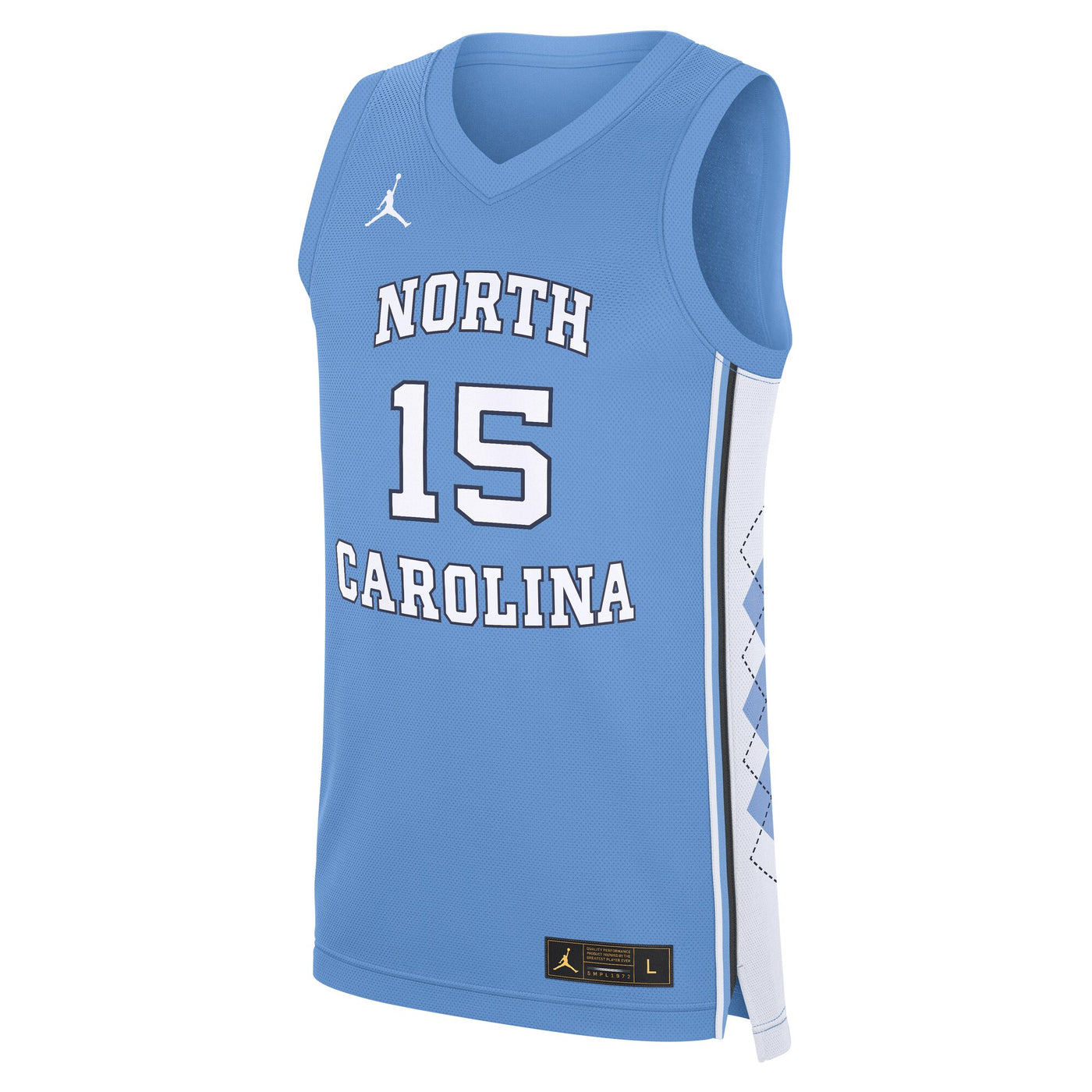 Jordan Brand Vince Carter Carolina Blue North Carolina Tar Heels Road Replica Basketball Jersey