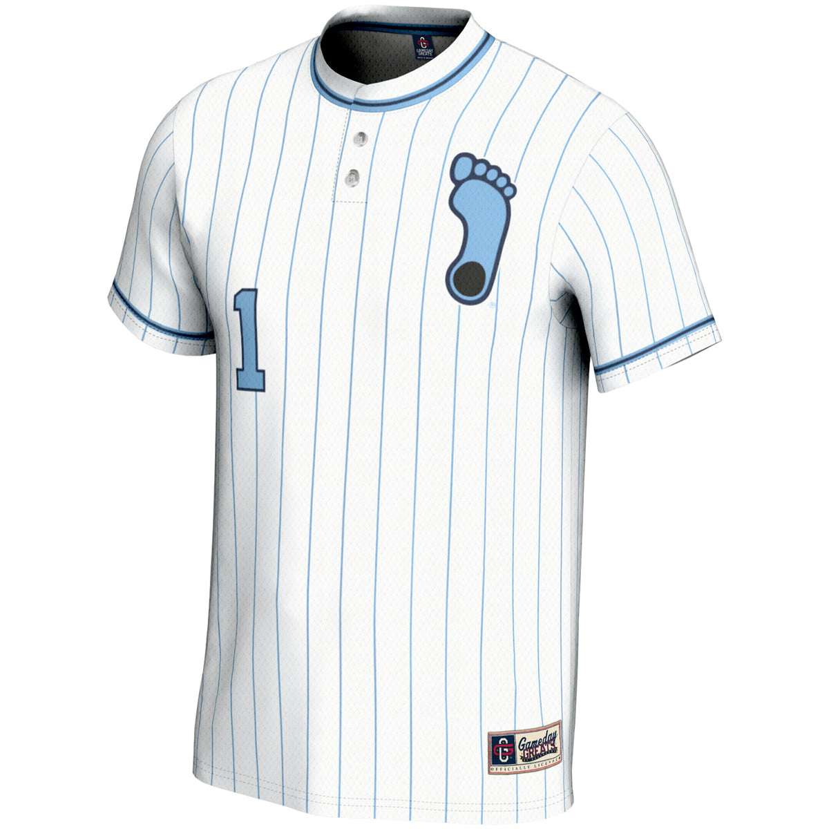 #1 North Carolina Tar Heels GameDay Greats Lightweight Softball Jersey - White