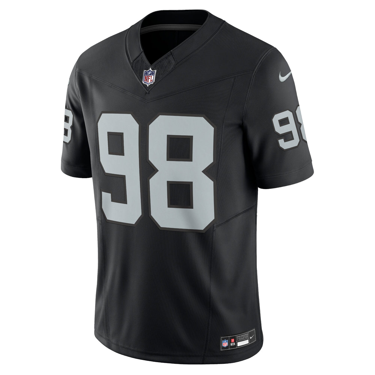 Las Vegas Raiders Maxx Crosby Black Vapor F.U.S.E. Limited Jersey