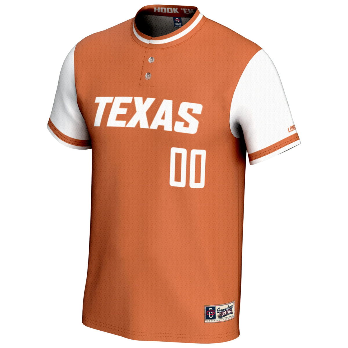 Texas Longhorns GameDay Greats NIL Pick-A-Player Lightweight Softball Jersey - Burnt Orange