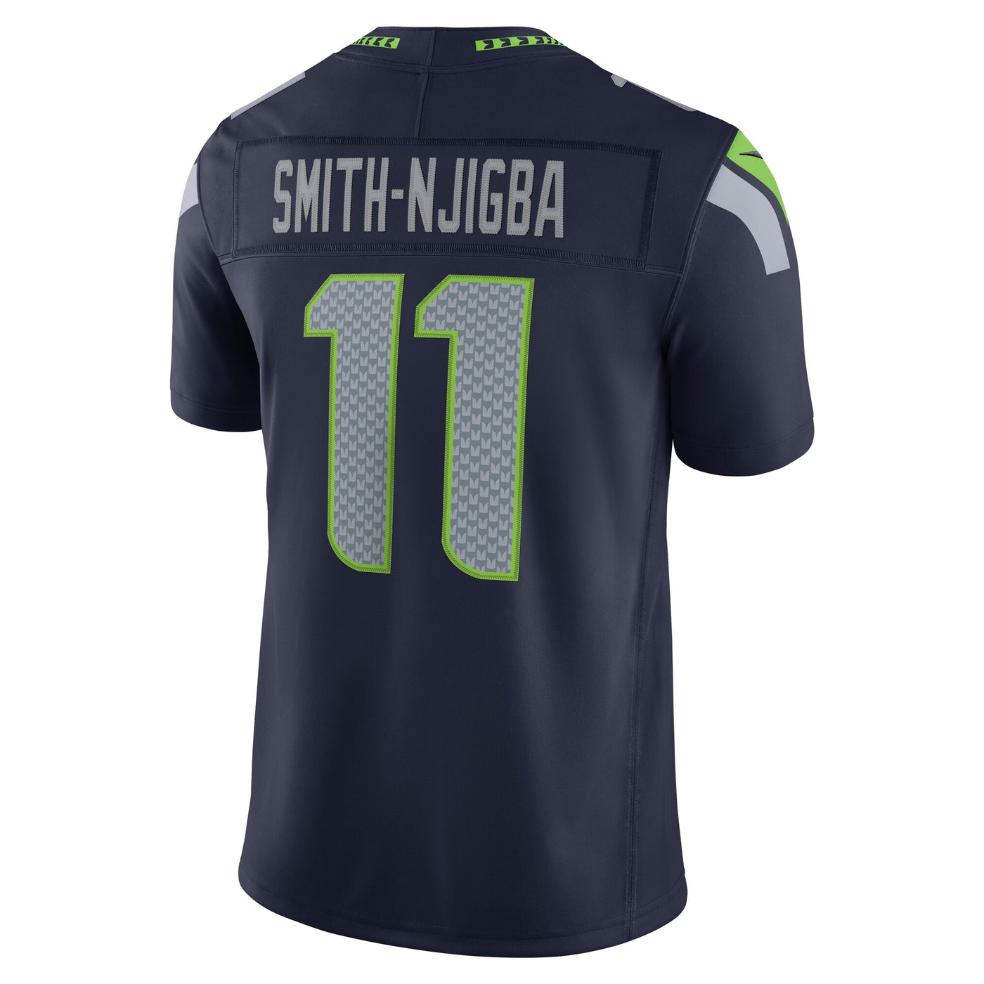Seattle Seahawks Jaxon Smith-Njigba Nike College Navy Team Vapor F.U.S.E. Stitched Limited Jersey