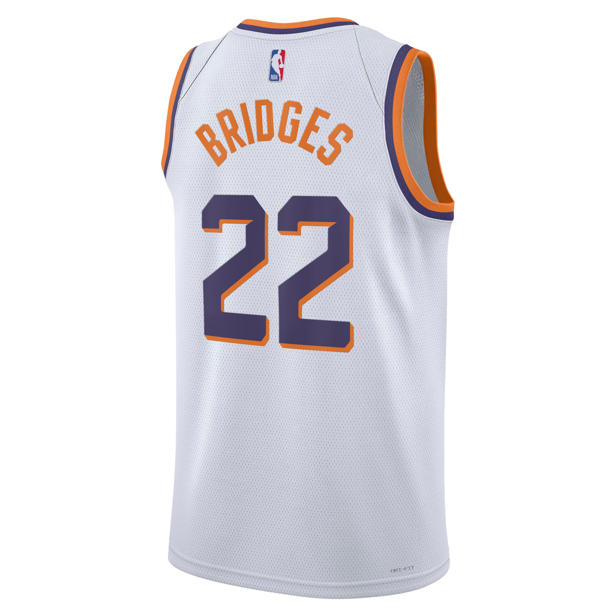 Phoenix Suns Association Edition Swingman Jersey - White - Miles Bridges -