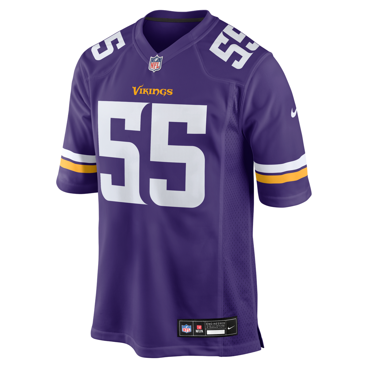 Minnesota Vikings Eric Wilson Purple Team Game Jersey