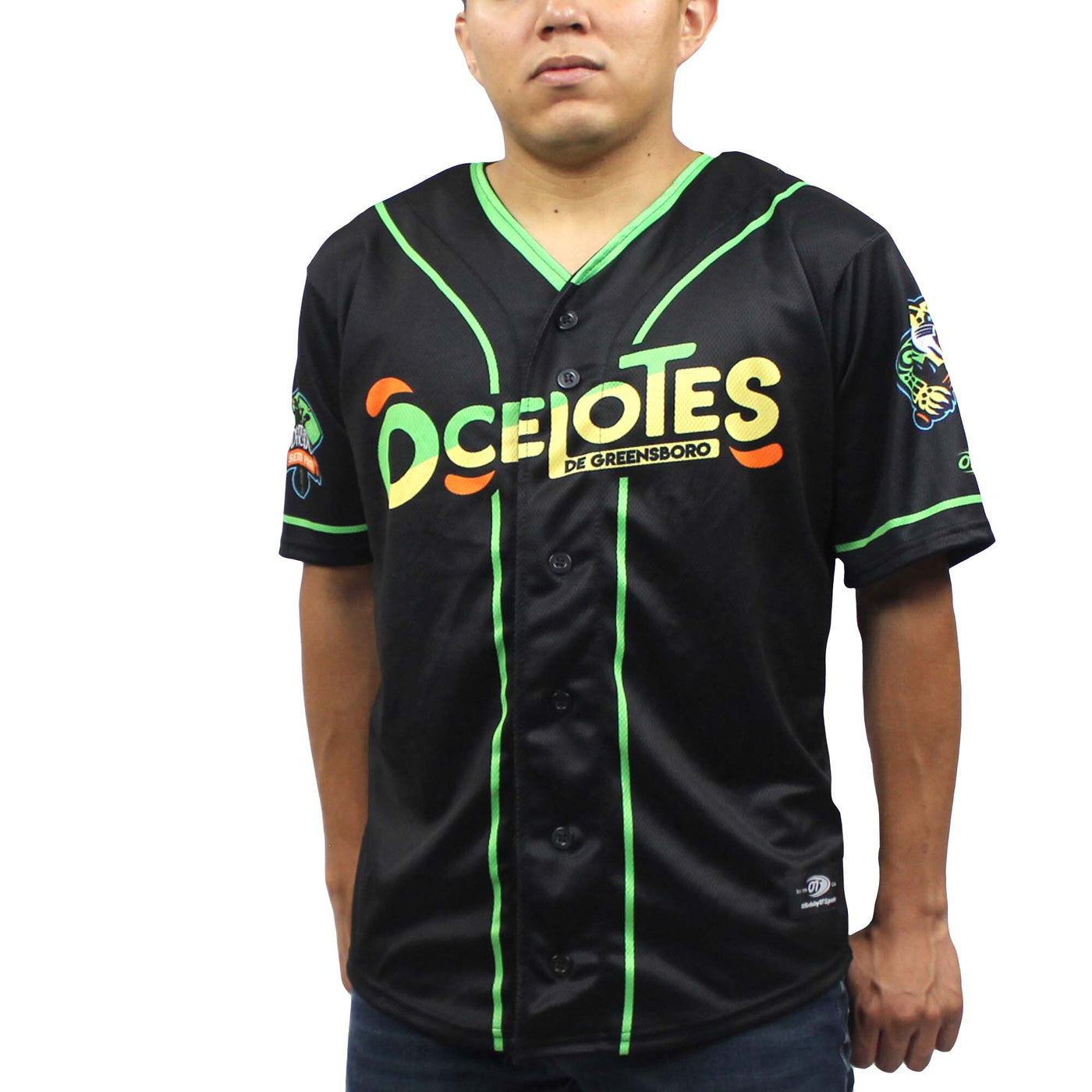 Greensboro Grasshoppers Black Copa Replica Jersey