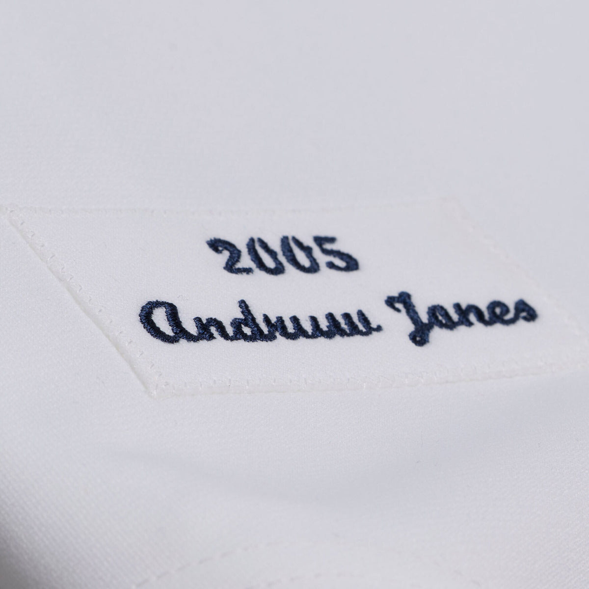Atlanta Braves Andruw Jones Mitchell & Ness White 2005 Authentic Jersey