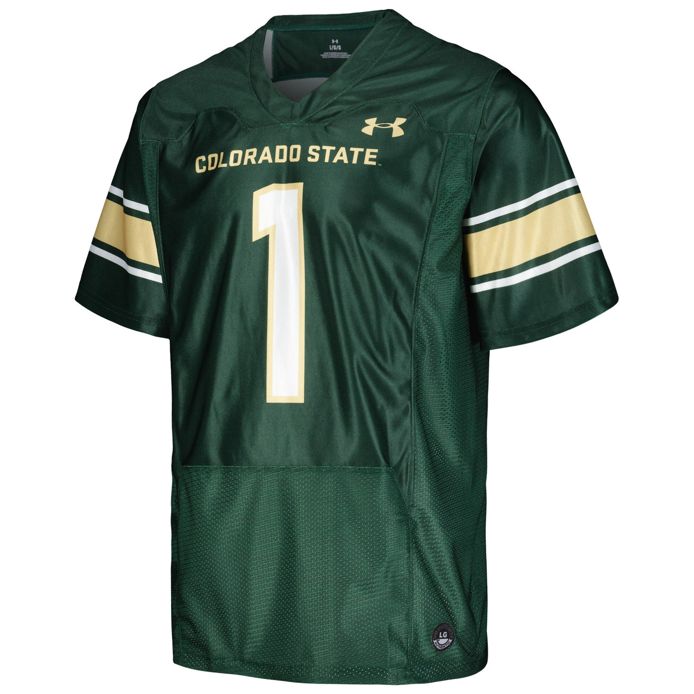 Under Armour #1 Green Colorado State Rams Replica Football Jersey