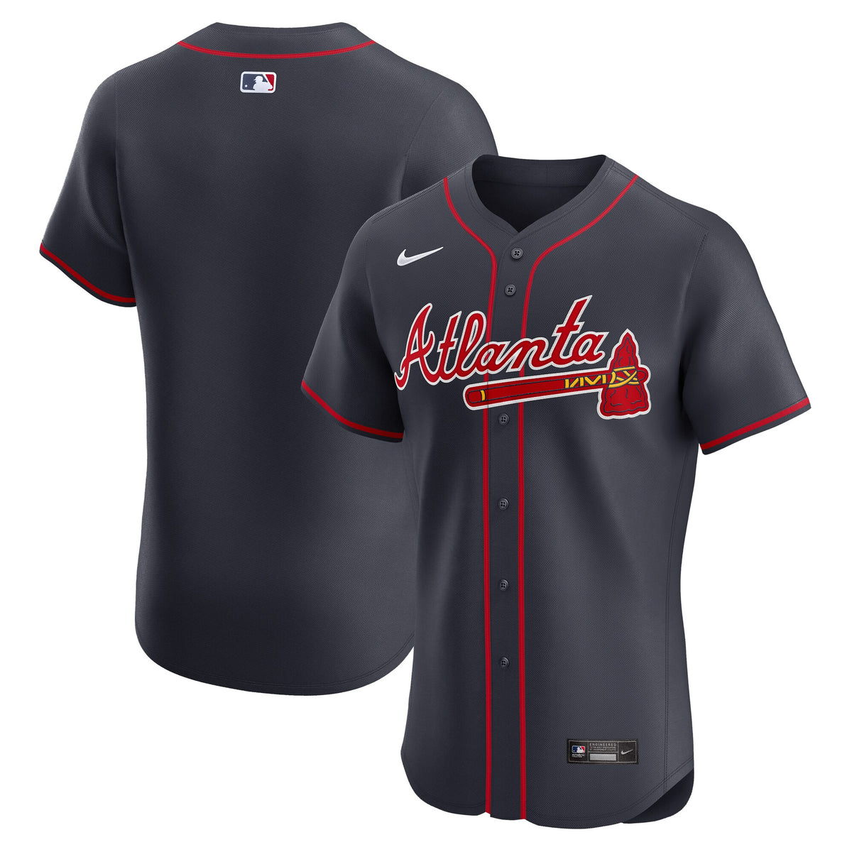 Atlanta Braves Navy Alternate Elite Jersey