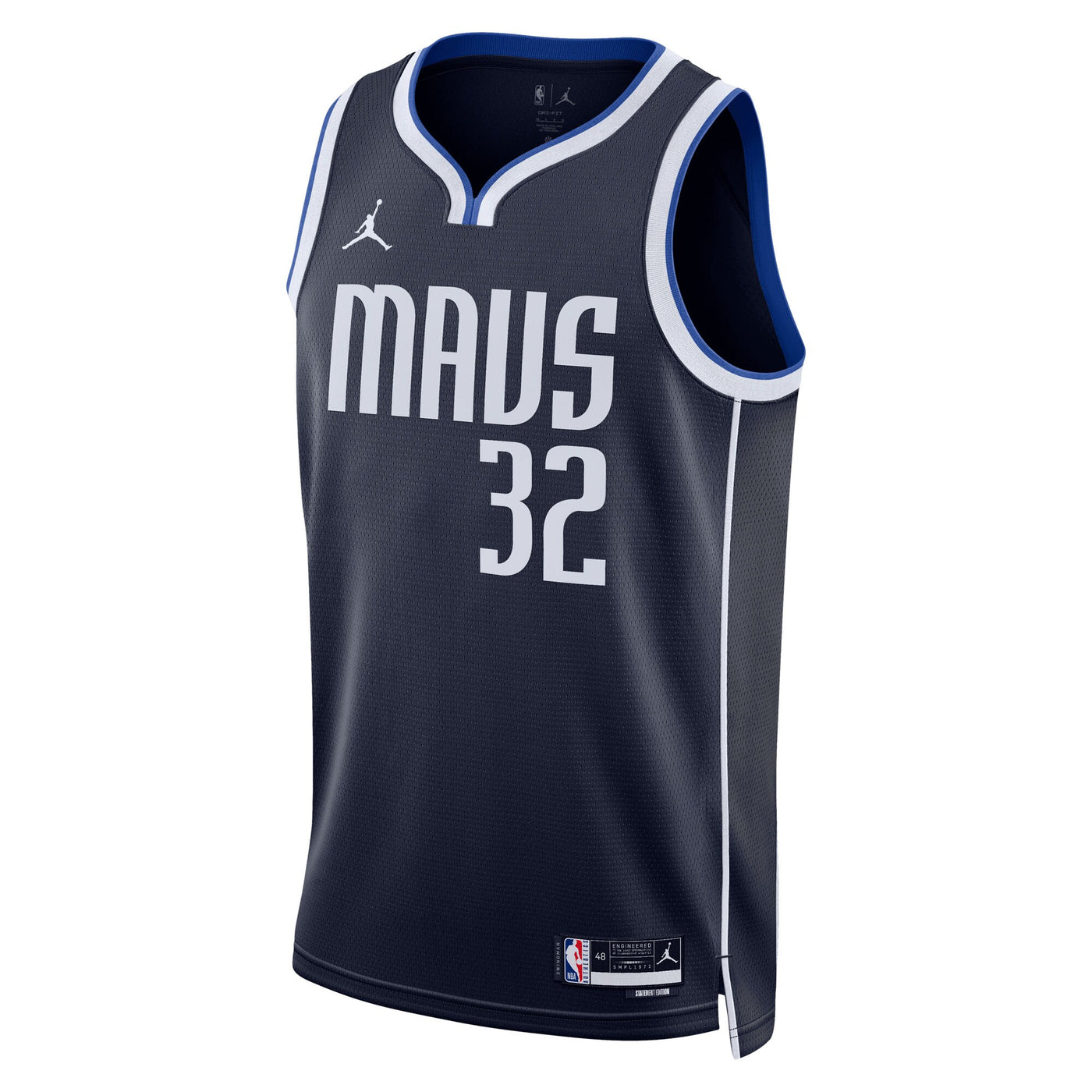 Dallas Mavericks Jordan Brand Statement Edition Swingman Jersey NBA 2025 First Round Draft Pick - Navy - Cooper Flagg