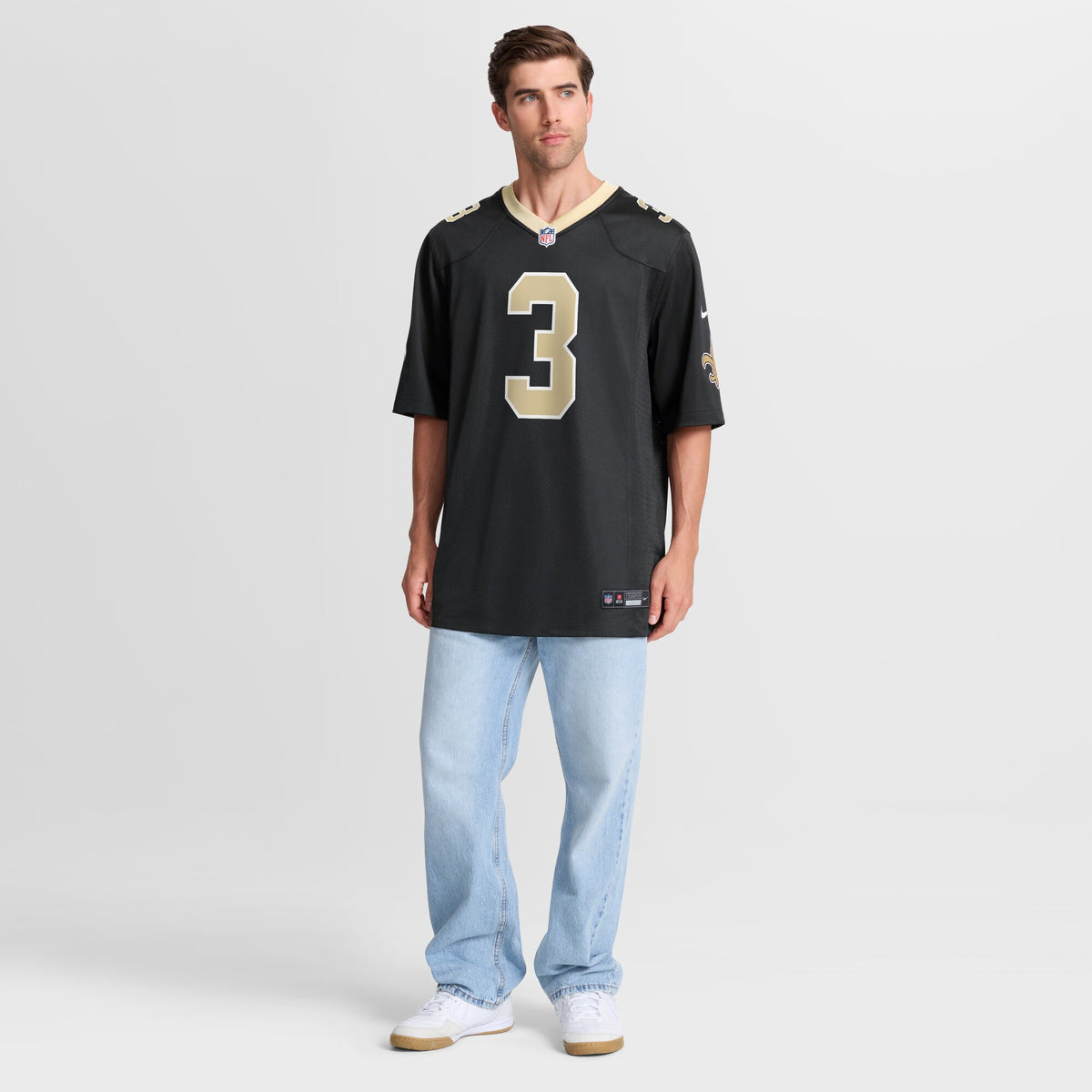New Orleans Saints Travis Etienne Jr Black Game Jersey