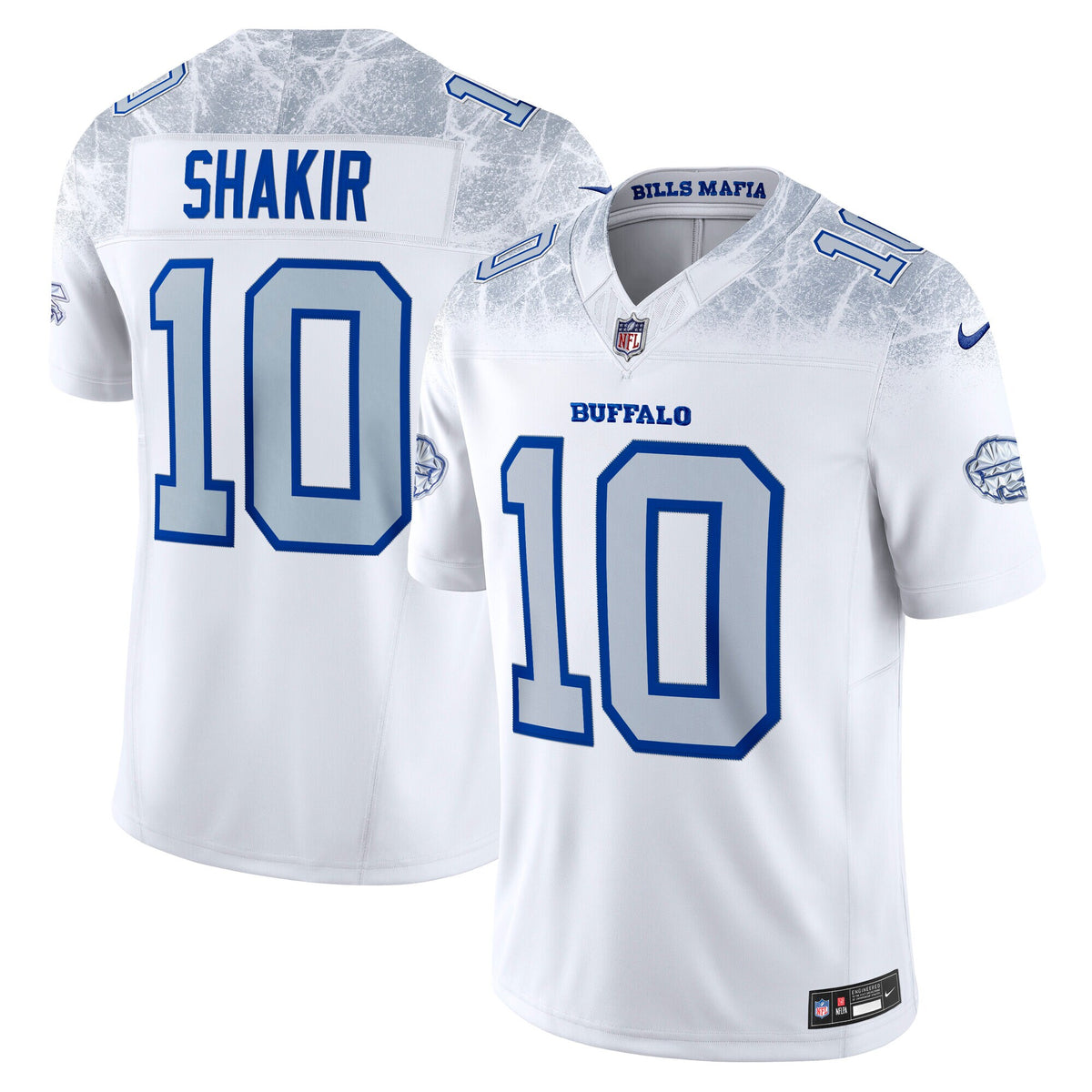 Buffalo Bills Khalil Shakir White 2025 Rivalries Collection Stitched Limited Jersey