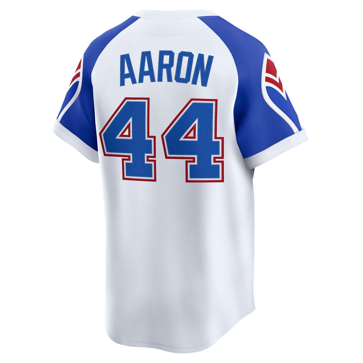 Atlanta Braves Hank Aaron White Throwback Cooperstown Collection Limited Jersey