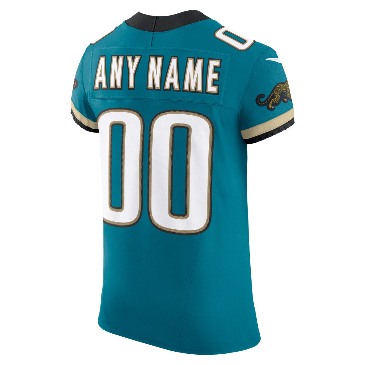 Jacksonville Jaguars Teal Alternate Vapor F.U.S.E. Elite Custom Jersey