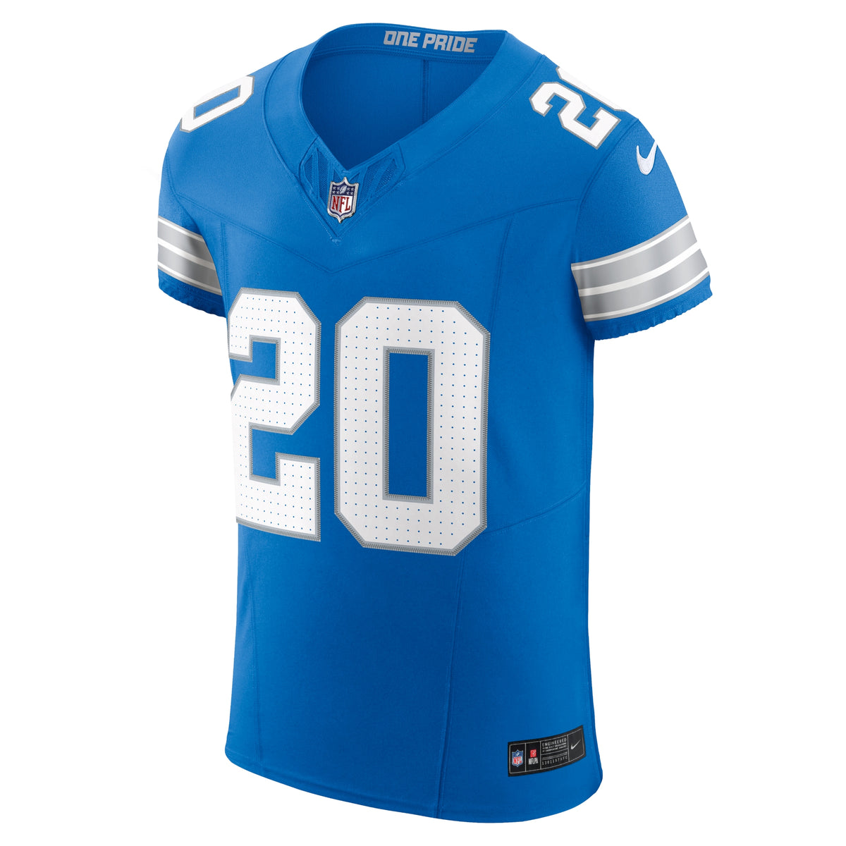 Detroit Lions Barry Sanders Blue Team Vapor F.U.S.E. Elite Jersey