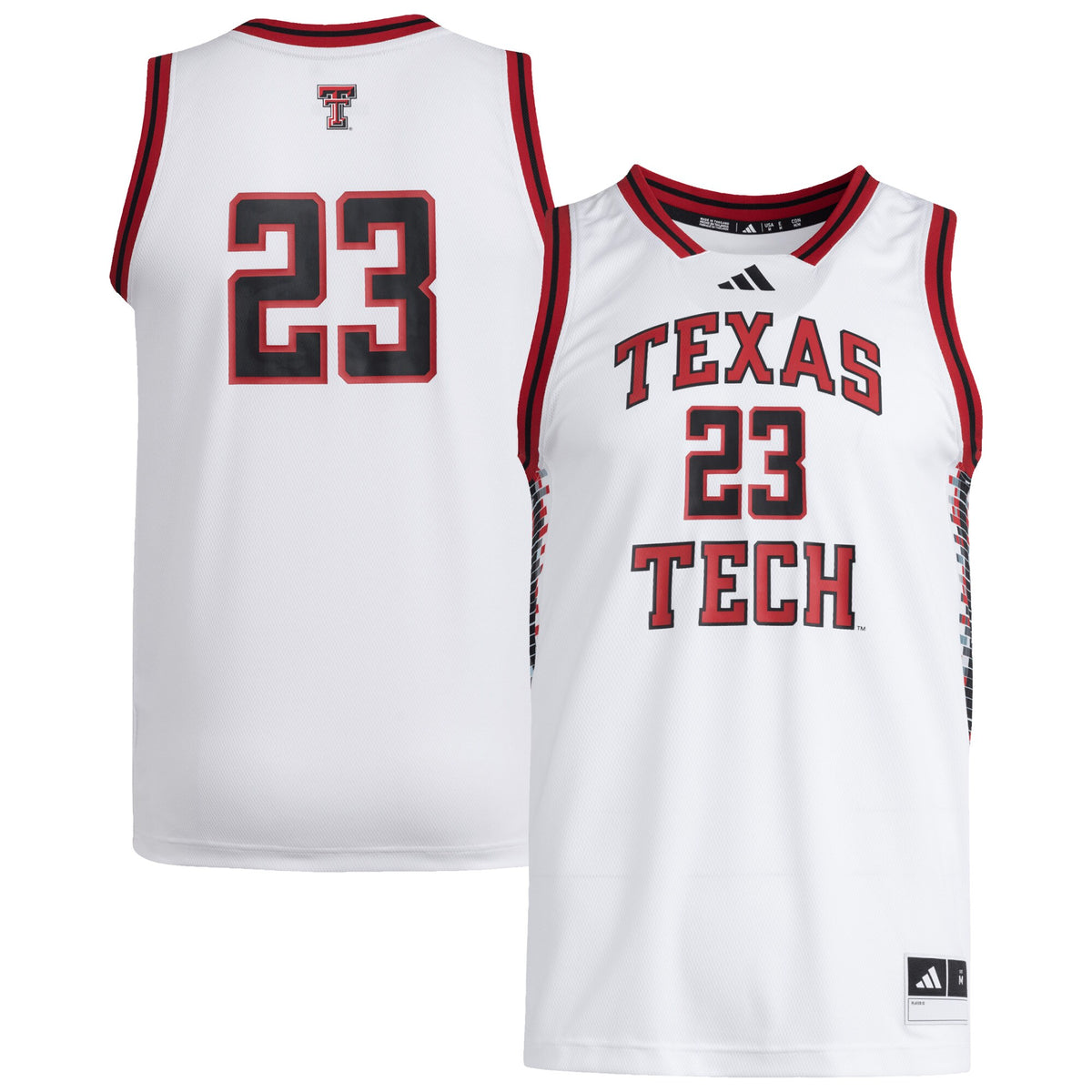 #23 Texas Tech Red Raiders Replica Swingman Jersey - White