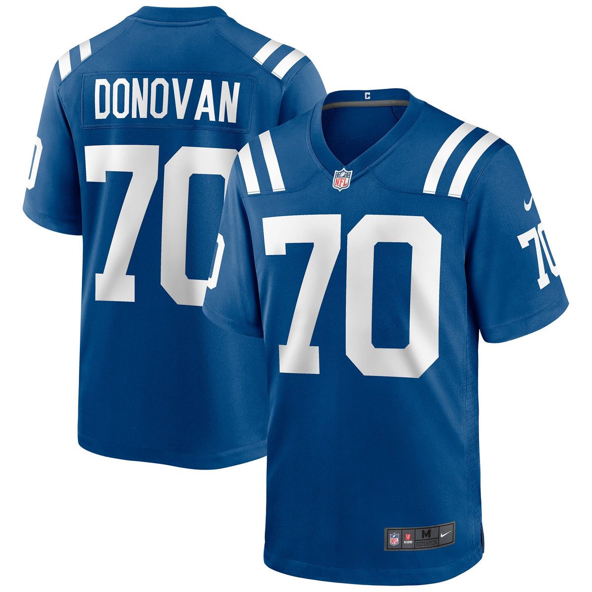 Indianapolis Colts Art Donovan Royal Game Retired Player Jersey