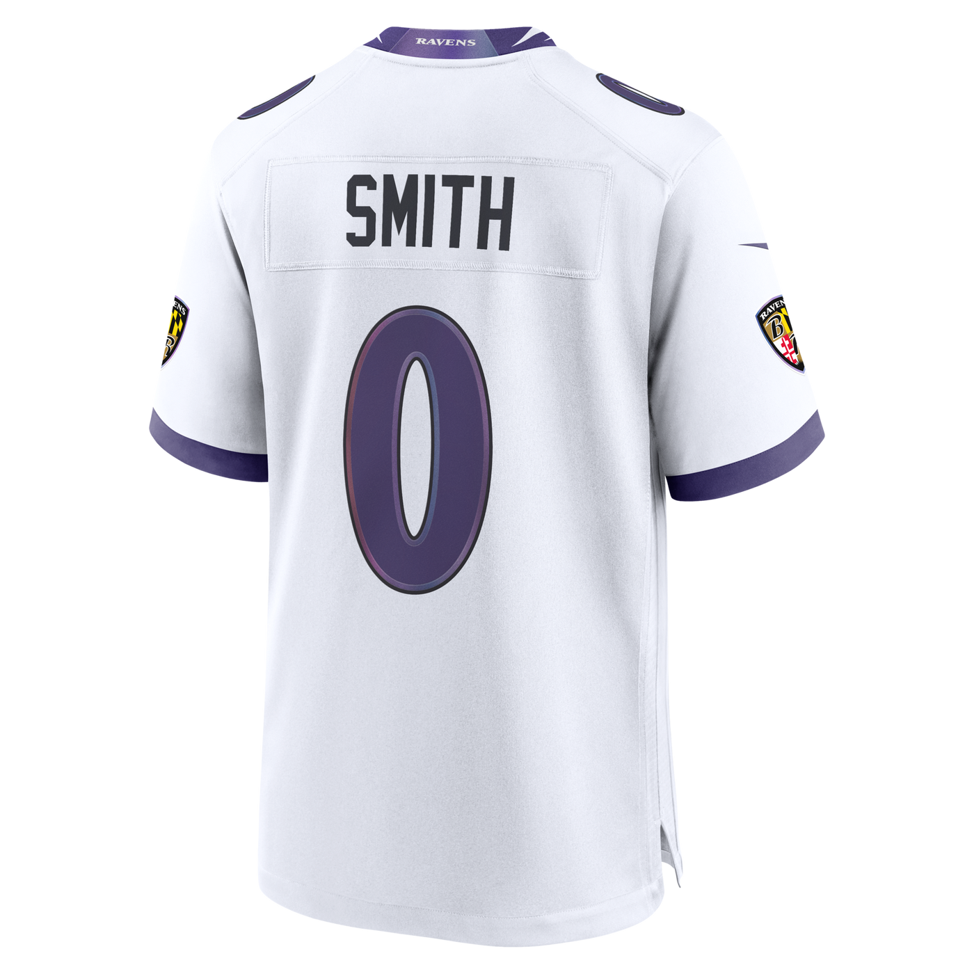 Baltimore Ravens Roquan Smith Nike White Game Jersey