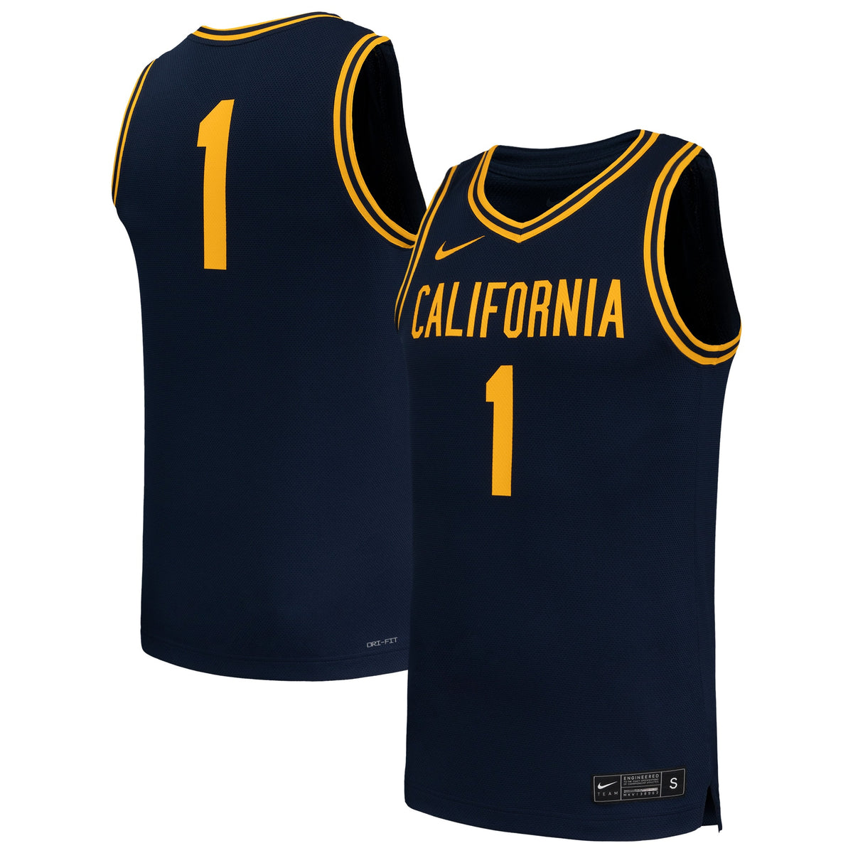#1 Cal Bears Replica Basketball Jersey - Navy