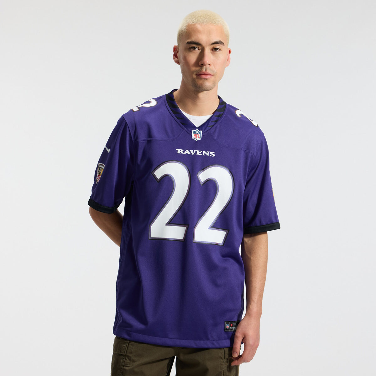 Baltimore Ravens Derrick Henry Purple Team Game Jersey