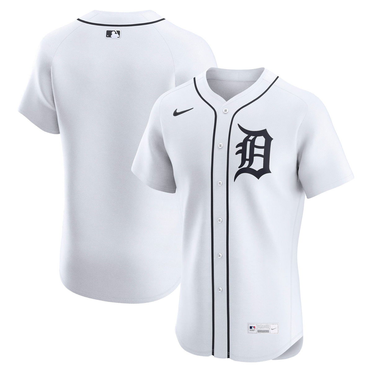Detroit Tigers White Home Elite Jersey