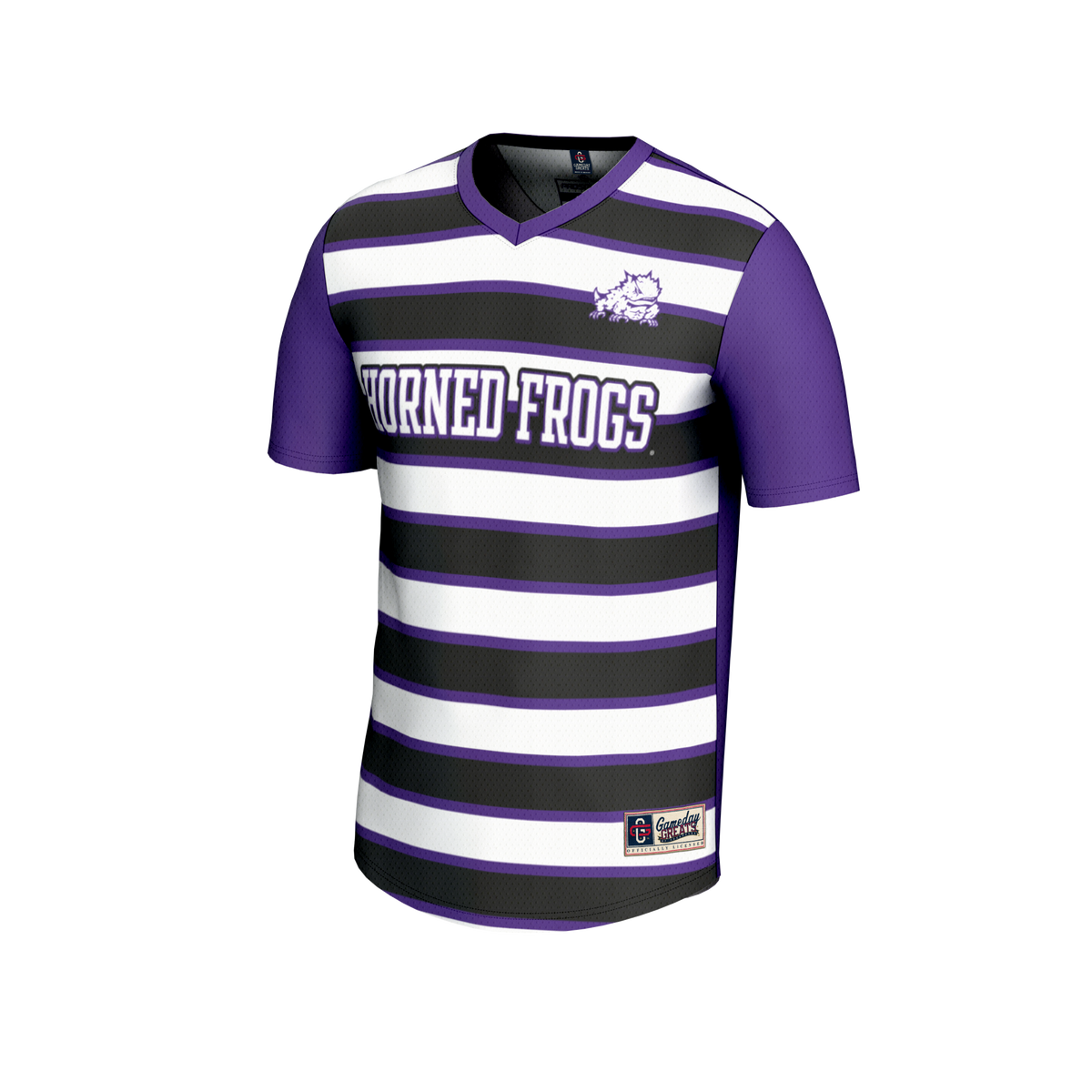 #1 TCU Horned Frogs GameDay Greats Lightweight Soccer Fashion Jersey - Purple