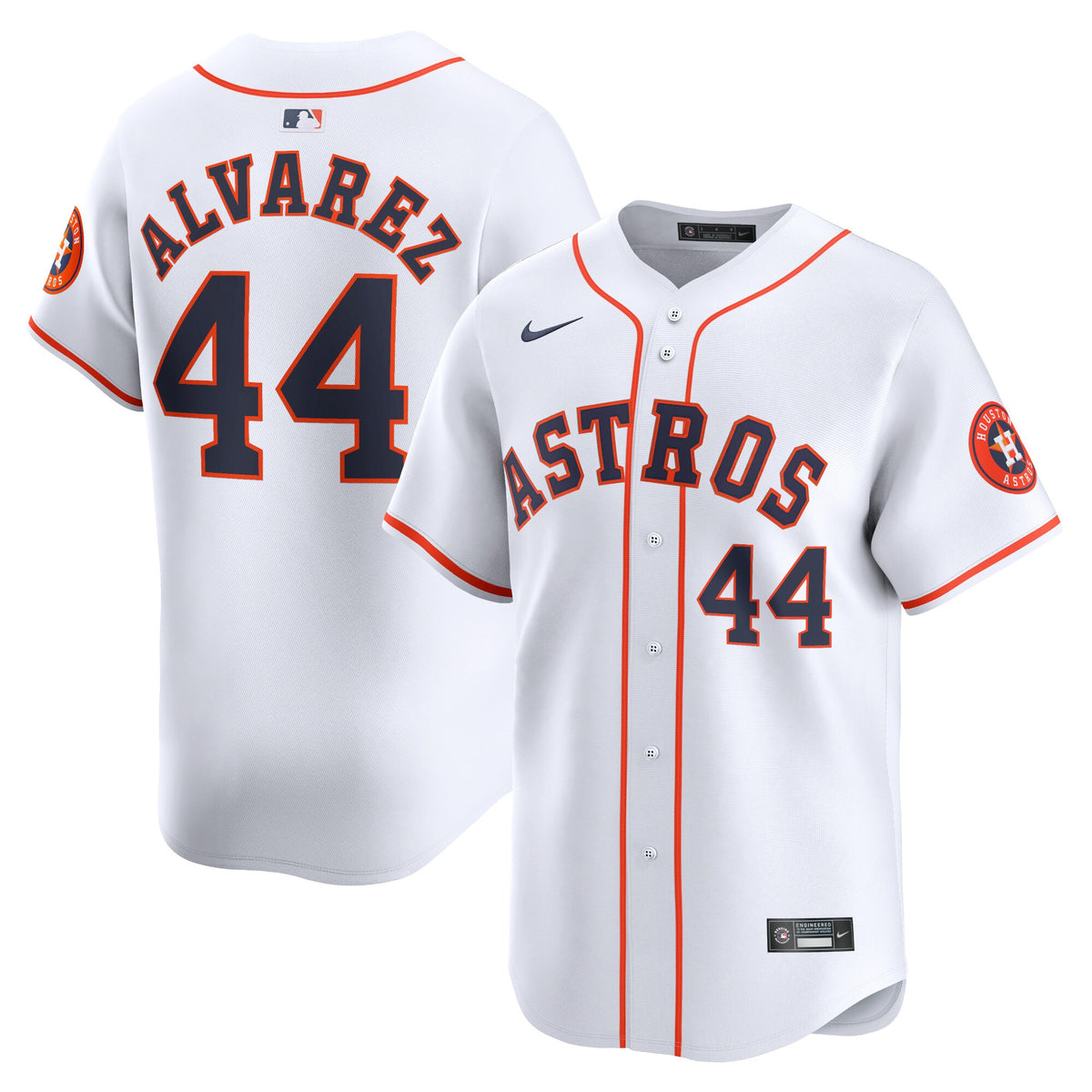 Houston Astros Yordan Alvarez White Home Limited Player Jersey