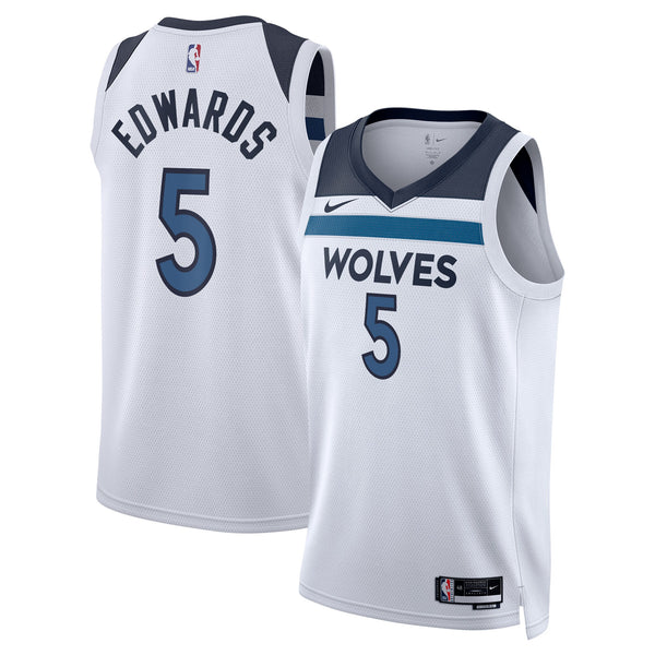 Minnesota Timberwolves Association Edition Swingman Jersey - White - Anthony Edwards