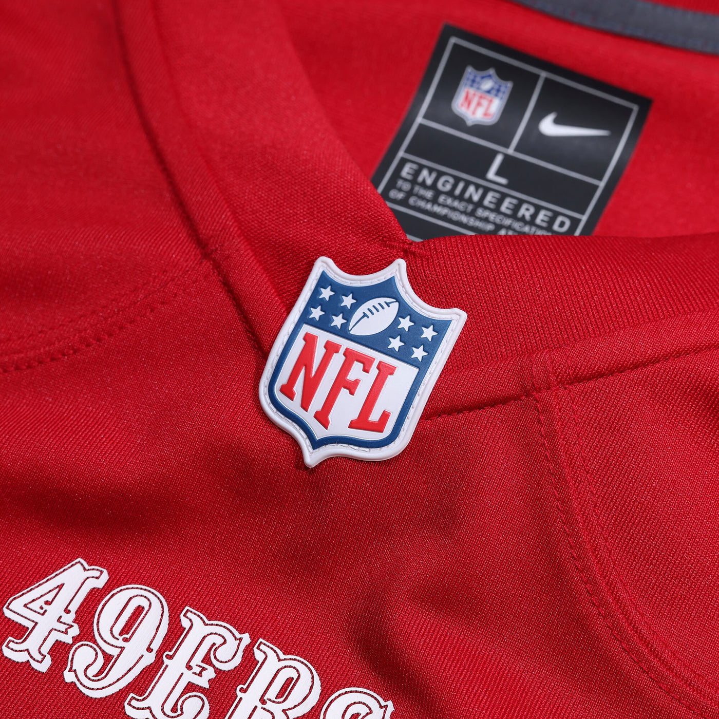 San Francisco 49ers Fred Warner Nike Scarlet Player Game Jersey