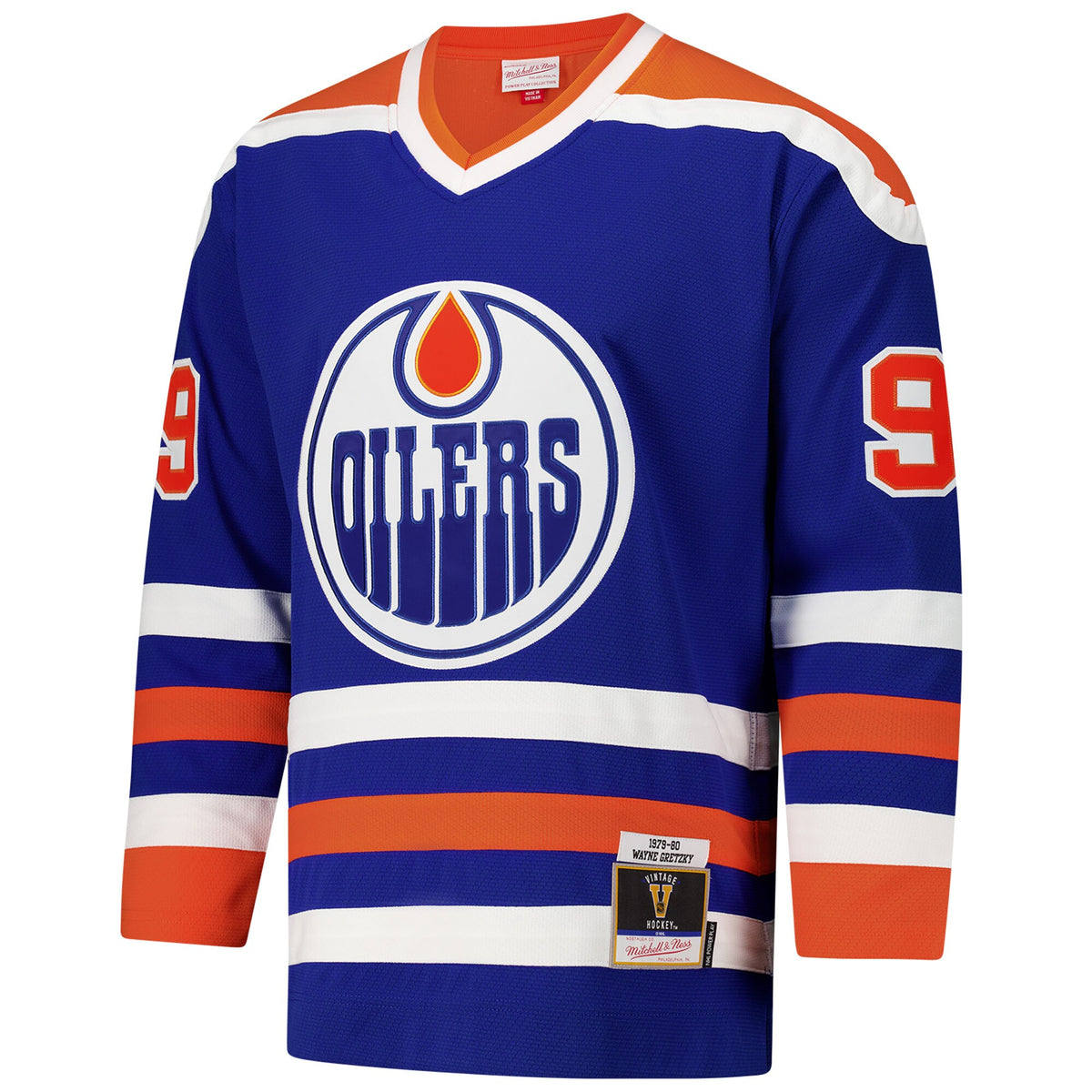 Edmonton Oilers Wayne Gretzky Royal 1979-80 Power Play Jersey