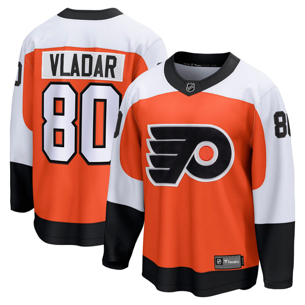 Philadelphia Flyers Dan Vladar Fanatics Orange Home Breakaway Jersey