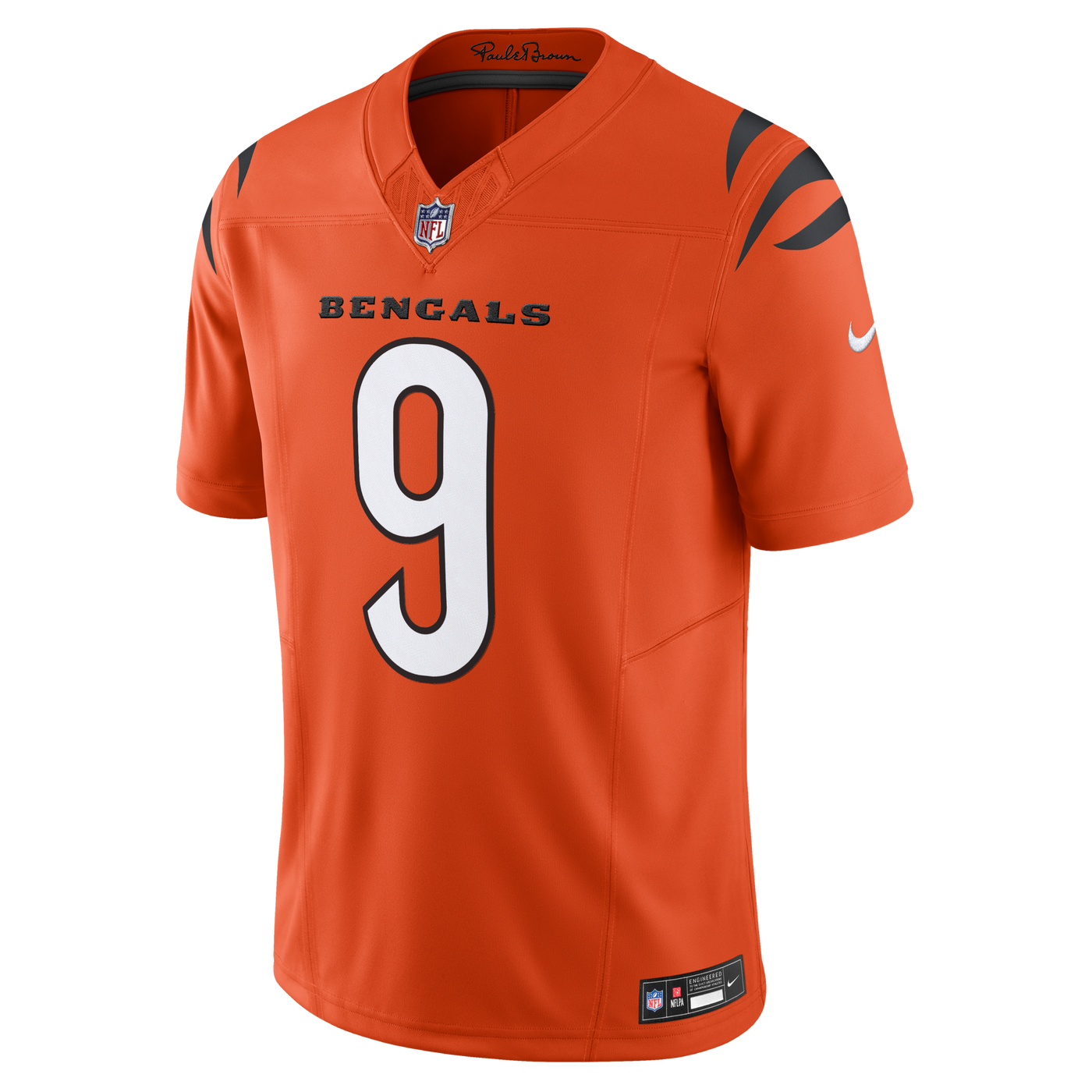 Cincinnati Bengals Joe Burrow Nike Orange Vapor F.U.S.E. Limited Jersey