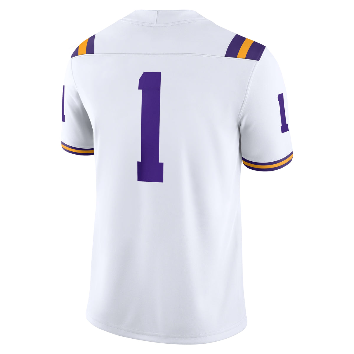 #1 LSU Tigers Game Jersey - White