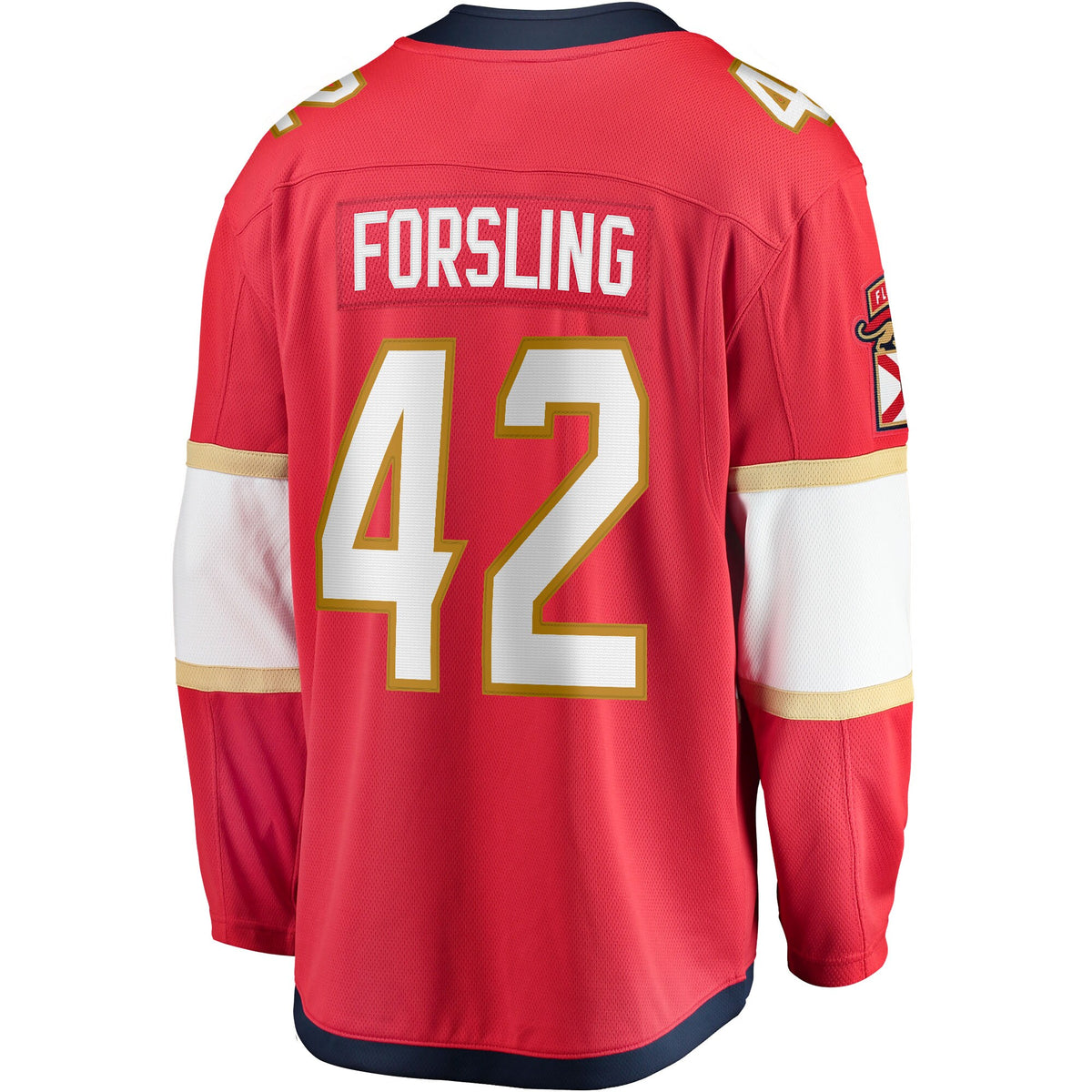 Florida Panthers Gustav Forsling Fanatics Red Home Breakaway Player Jersey