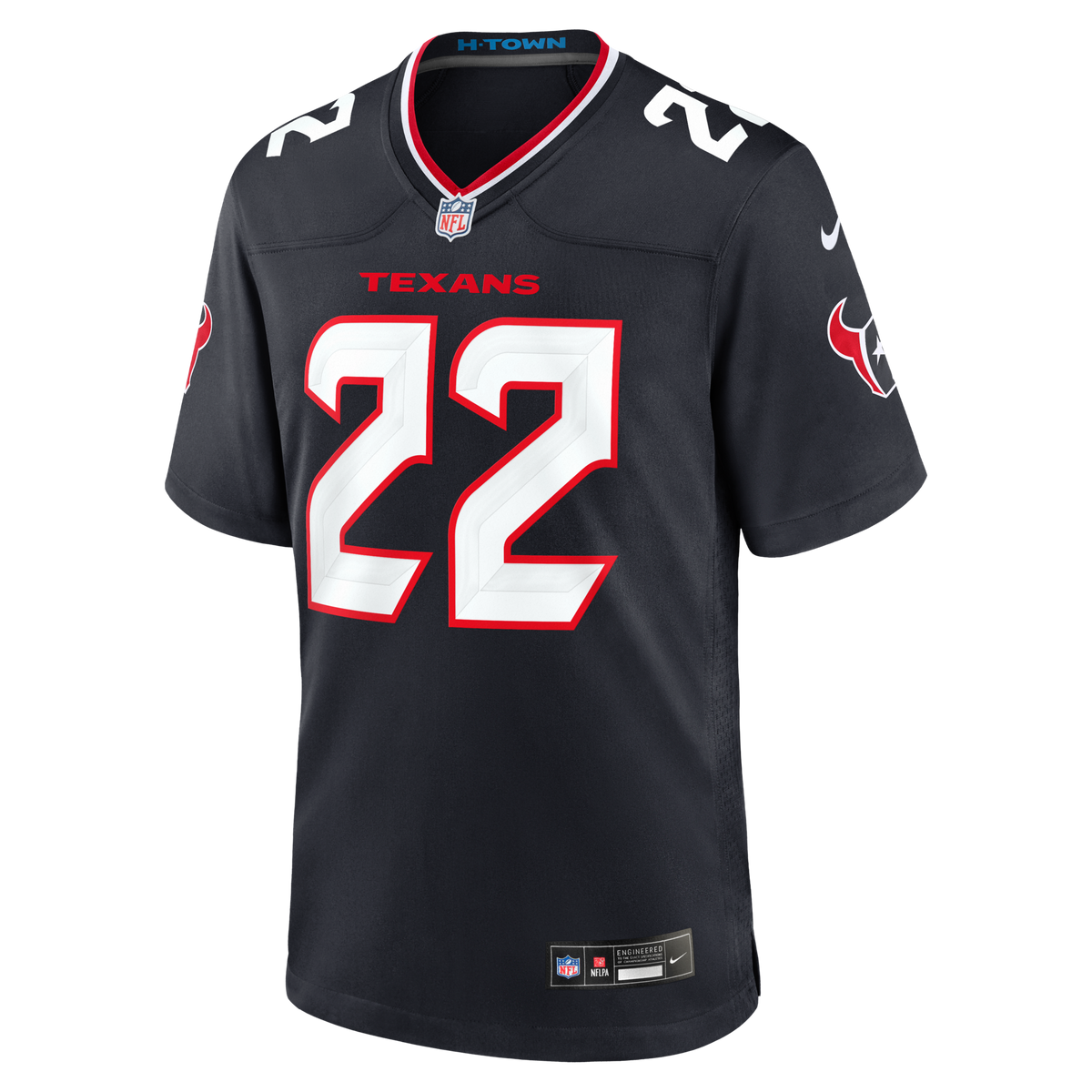 Houston Texans Jaylin Smith Navy Team Game Jersey