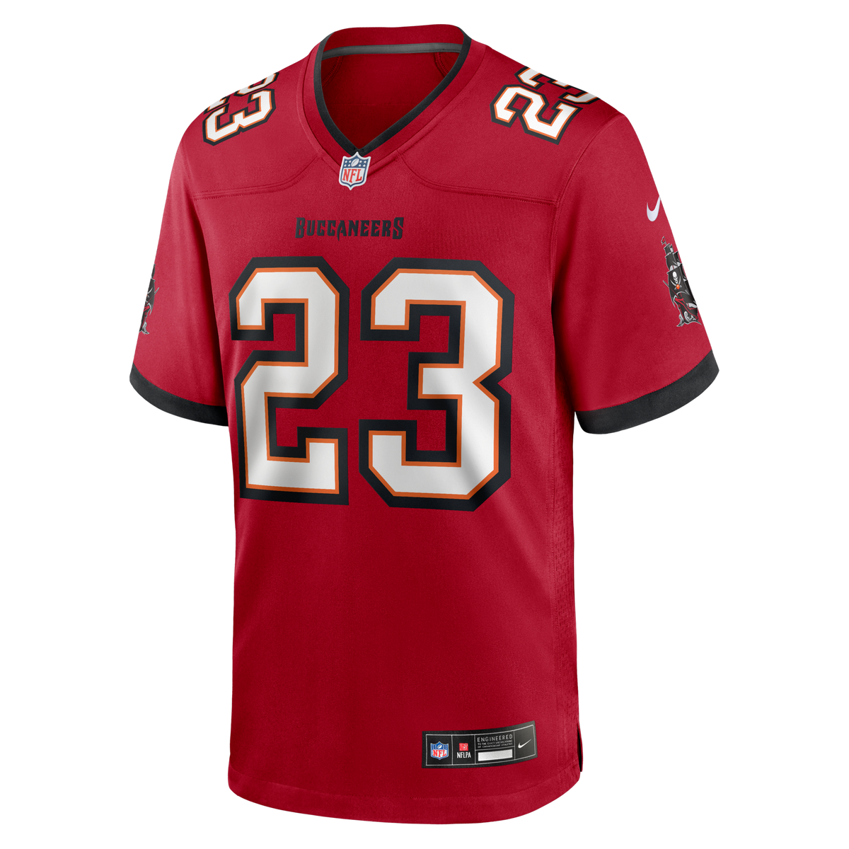 Tampa Bay Buccaneers Tykee Smith Red Game Jersey