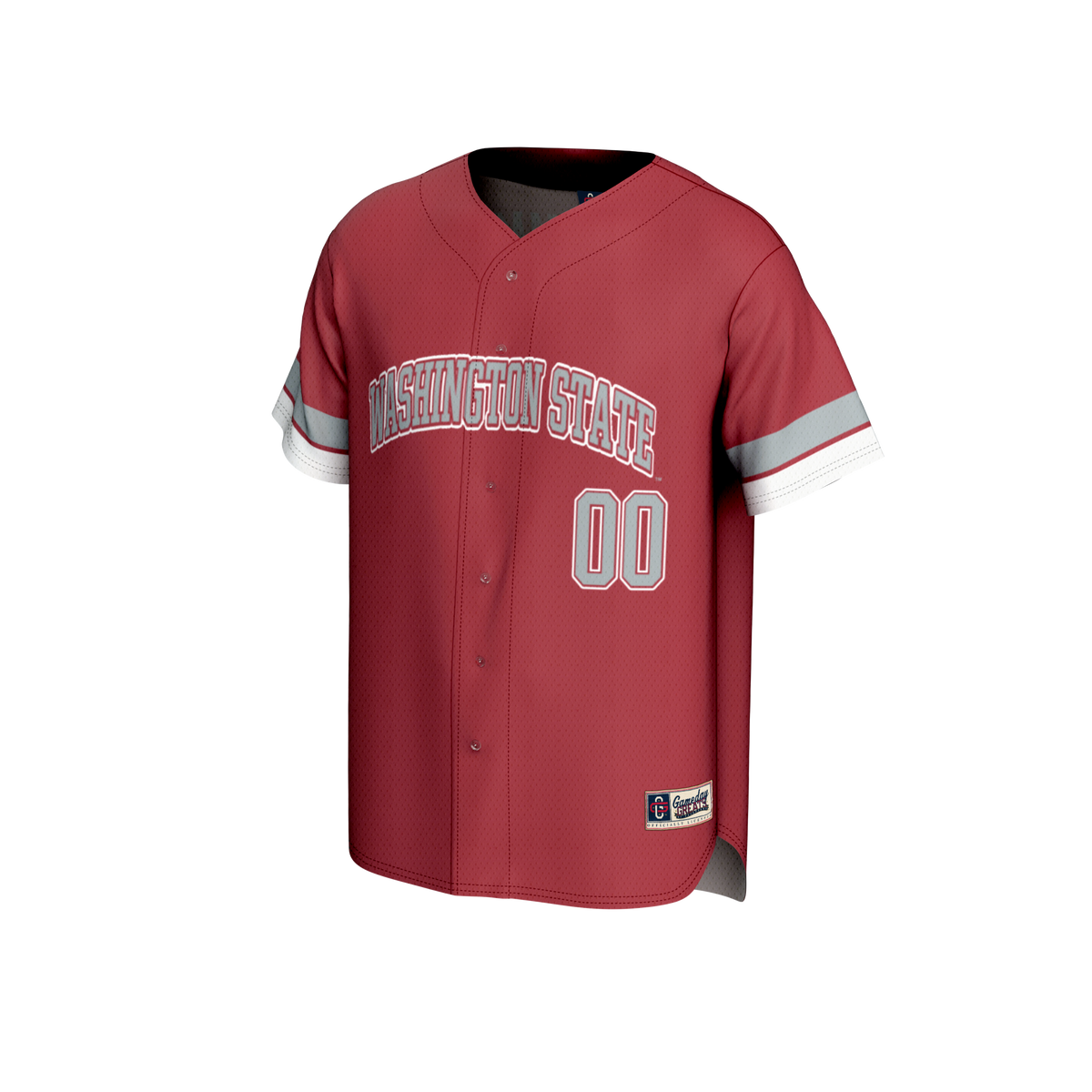 Washington State Cougars GameDay Greats NIL Pick-A-Player Lightweight Baseball Jersey - Crimson