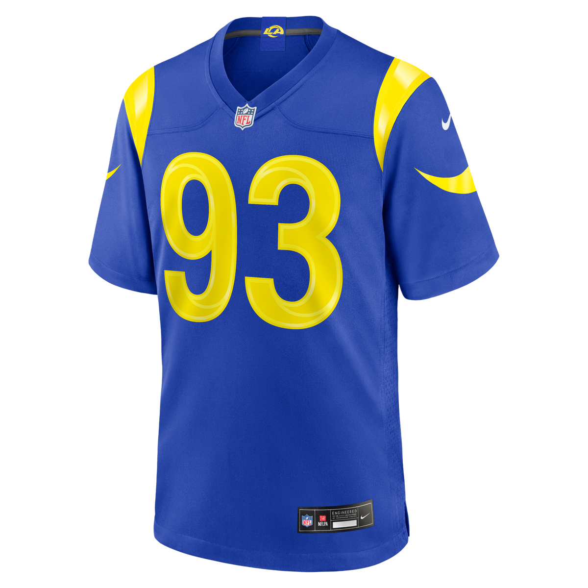 Los Angeles Rams Bill Norton Royal Team Game Jersey