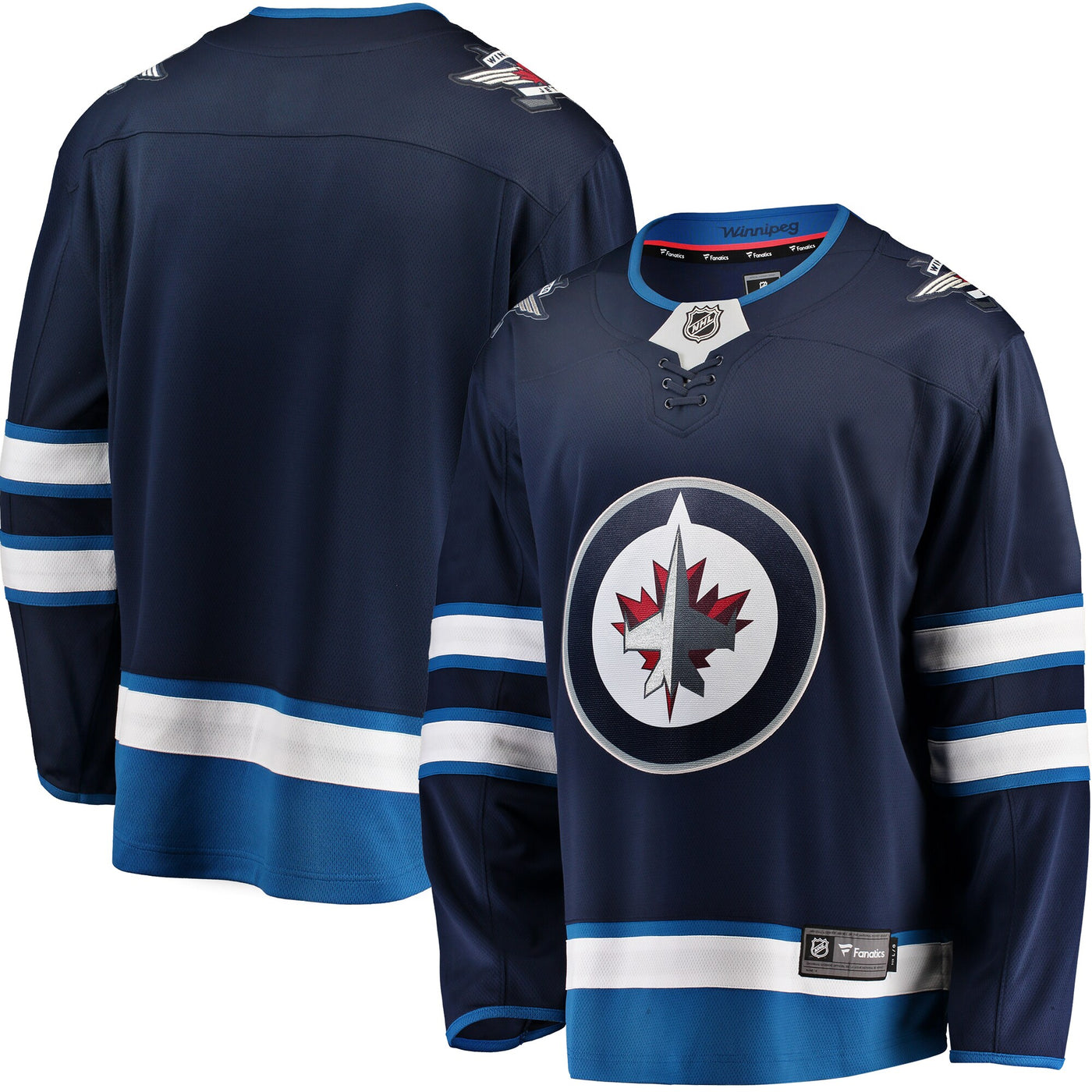 Winnipeg Jets Fanatics Blue Breakaway Home Jersey