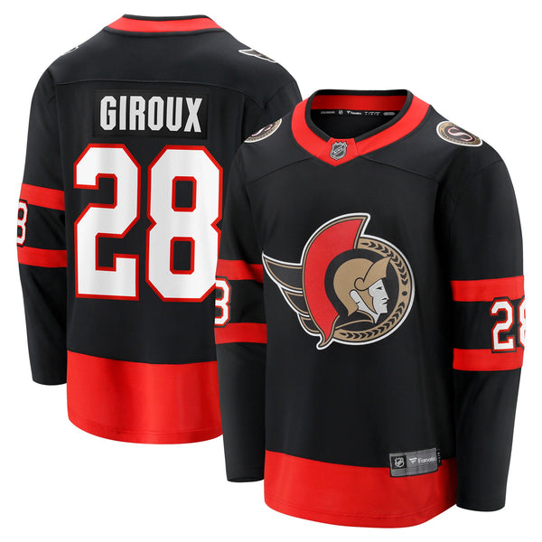 Ottawa Senators Claude Giroux Fanatics Black Home Breakaway Player Jersey