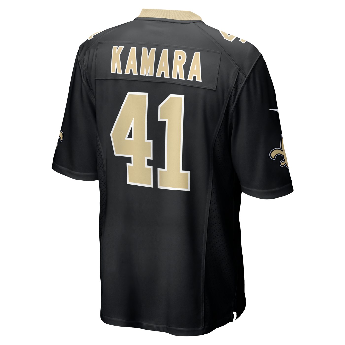 New Orleans Saints Alvin Kamara Nike Black Game Jersey