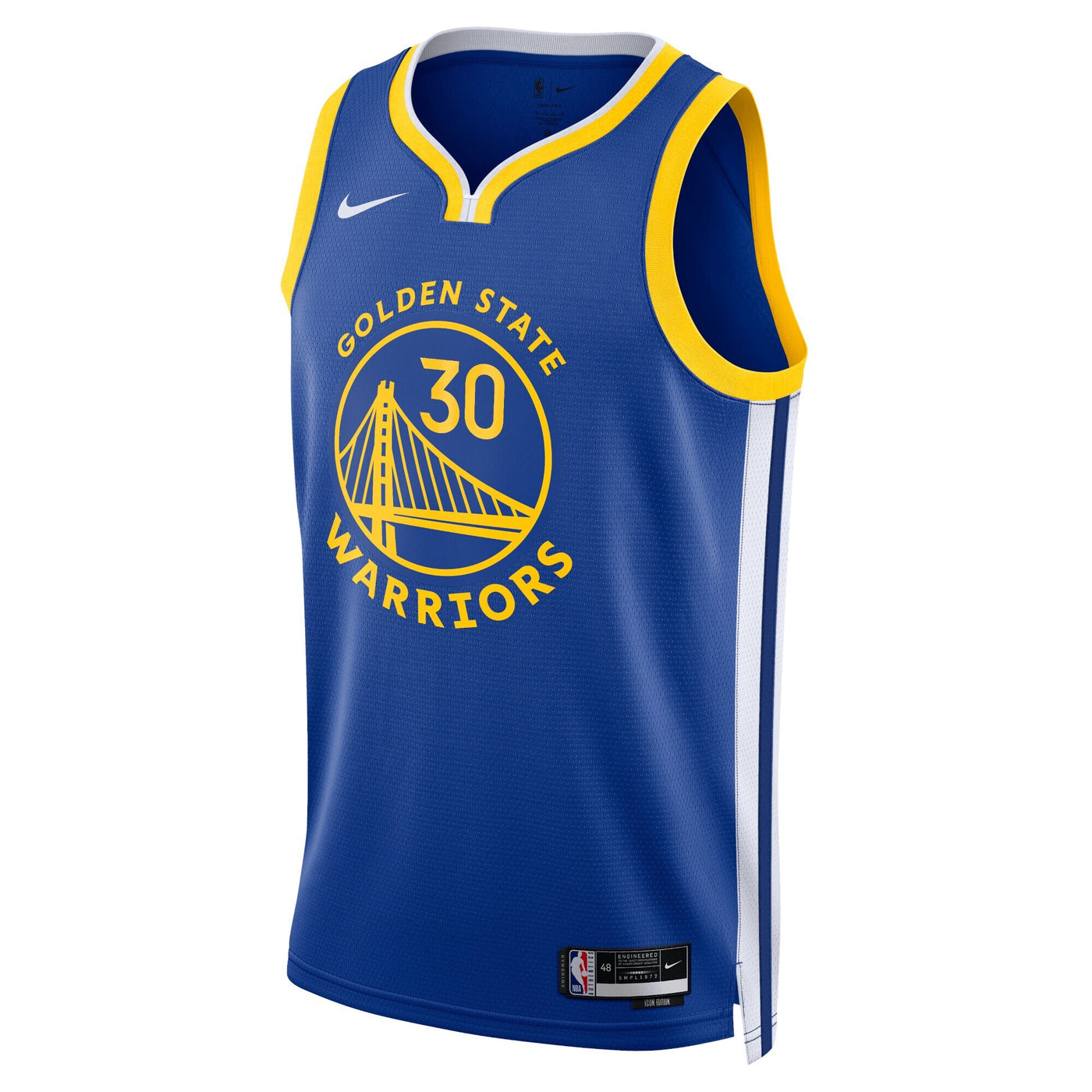 Golden State Warriors Nike Icon Swingman Jersey - Curry 30 -