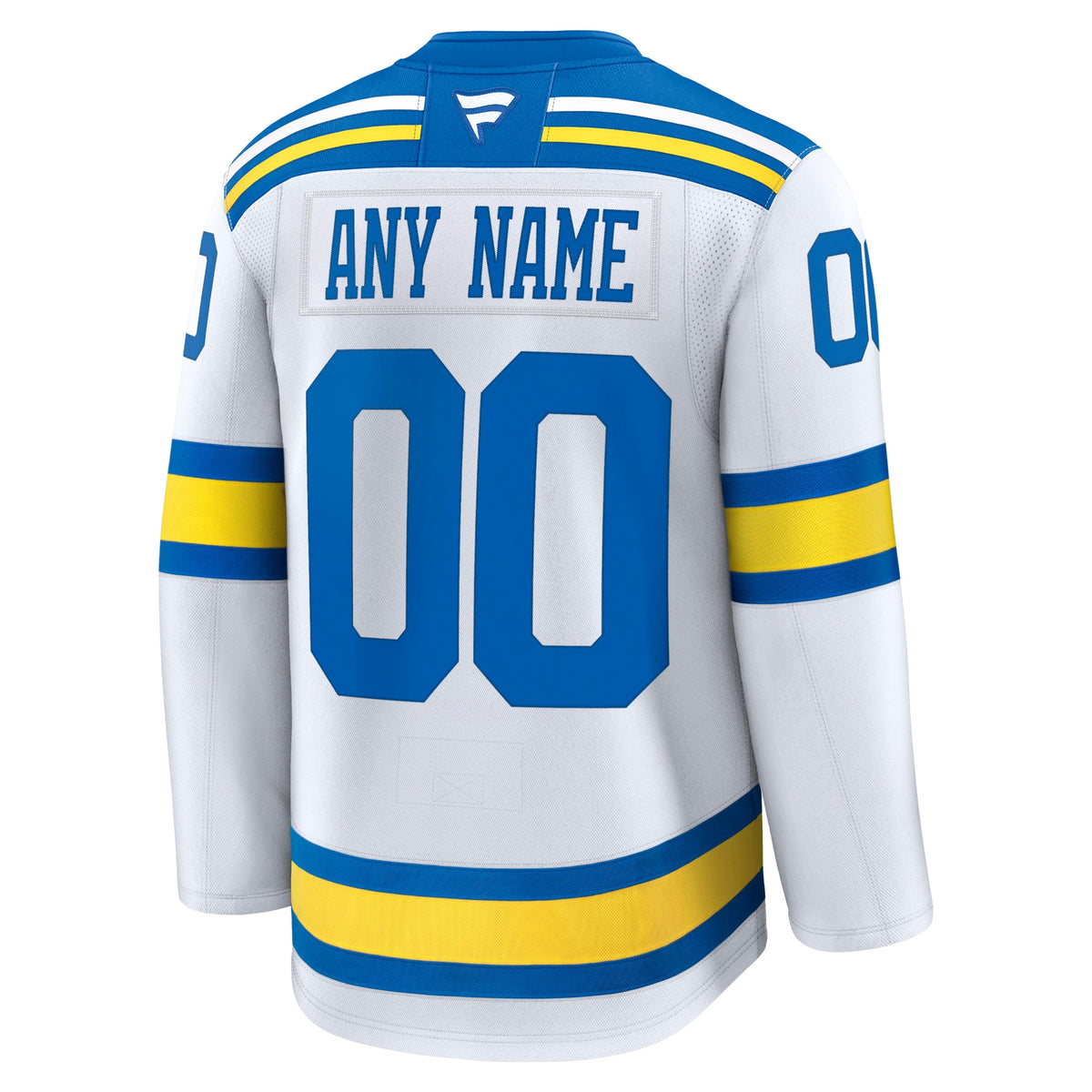 St. Louis Blues Fanatics White Away Premium Custom Jersey