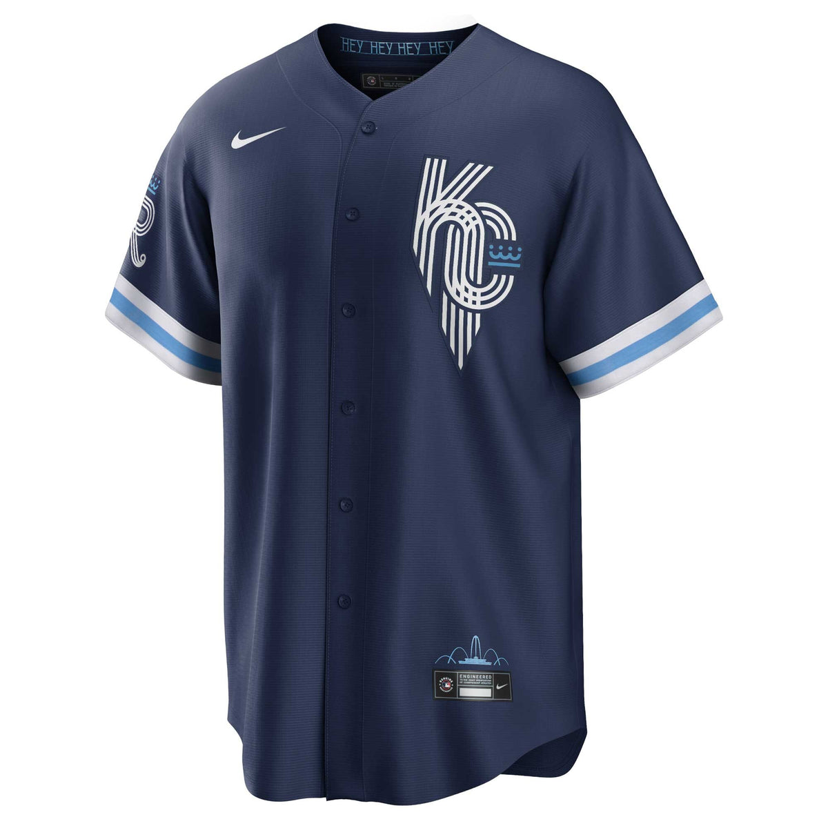 Kansas City Royals Bo Jackson Navy City Connect Replica Player Jersey